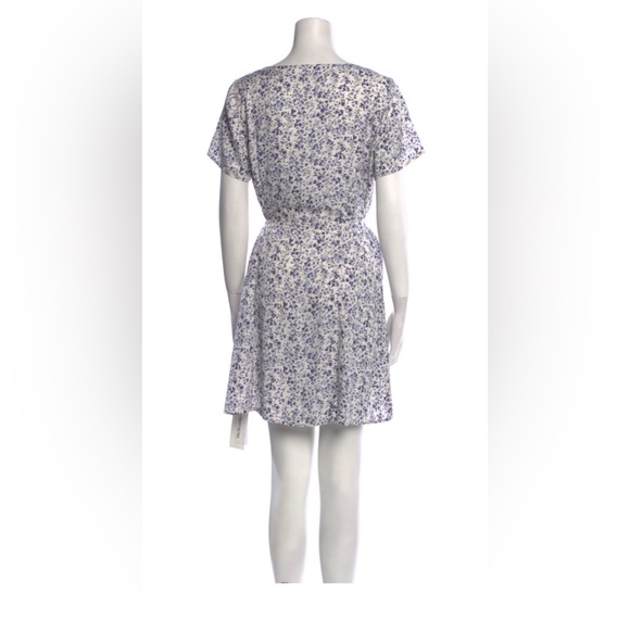 Reformation Blue Floral Dress mini - Picture 8 of 11